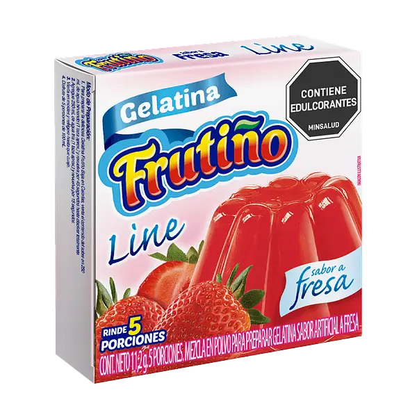 GELATINA FRESA LIGHT FRUTIÑO*11.2GR