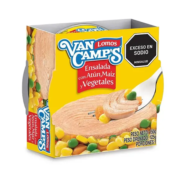 ATUN LOMITO VEGETALES VANCAMPS*160G