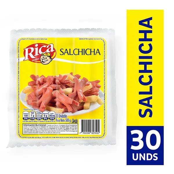 SALCHICHA RICA*30U