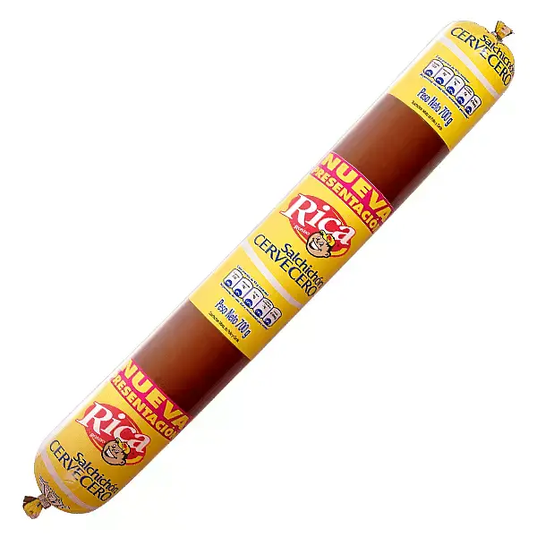 SALCHICHON CERVEZERO RICA * 700G