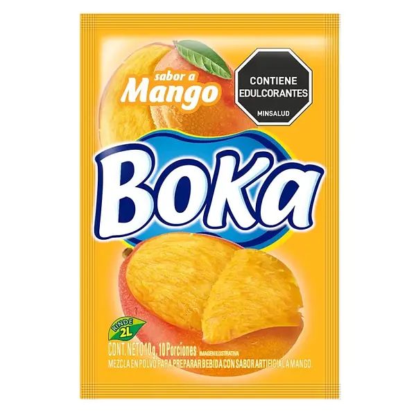REFRESCO POLVO MANGO BOKA*10GR