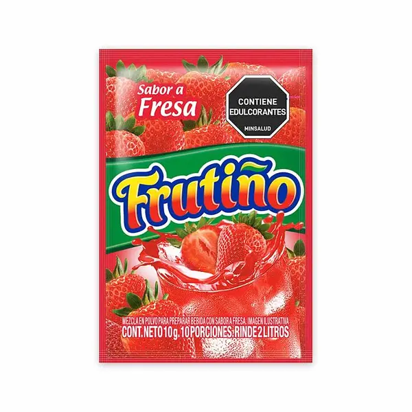 REFRESCO FRESA FRUTIÑO*10GR