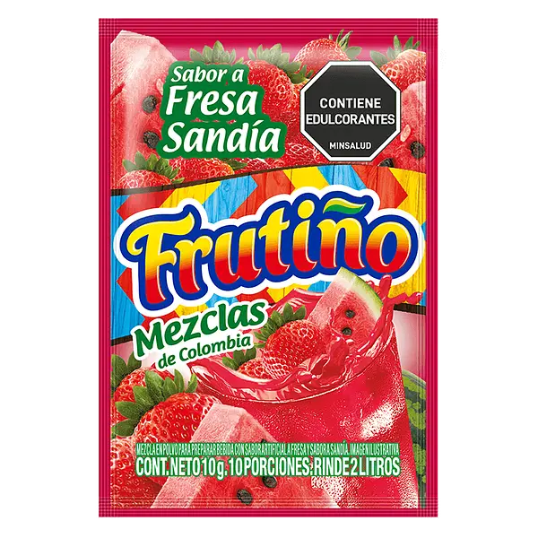 REFRESCO FRESASANDIA FRUTIÑO*10GR