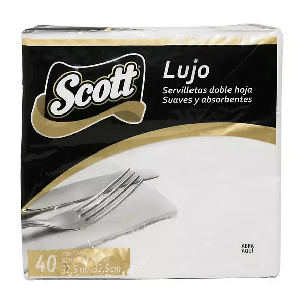SERVILLETA PARTIDA LUJO SCOTT*40UND