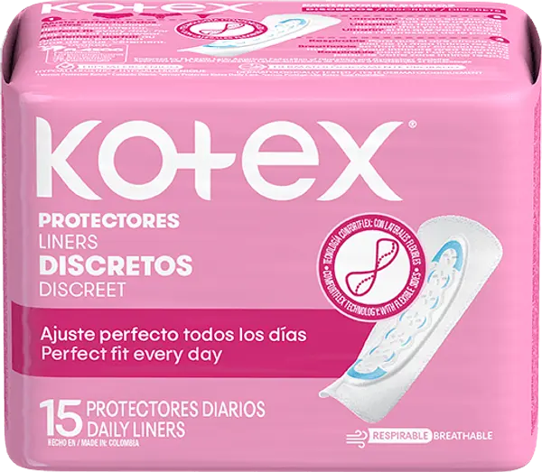 PROTECTOR DIARIO FLEXIBLE KOTEX *15U