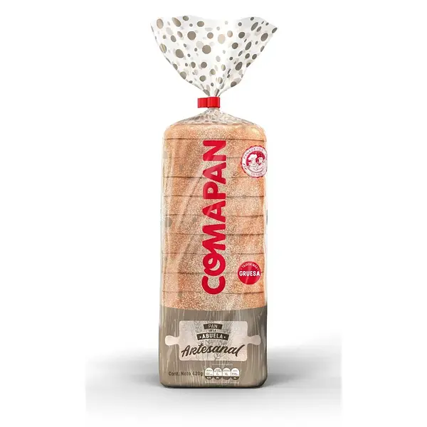 PAN TAJADO ARTESANAL COMAPAN*420GR