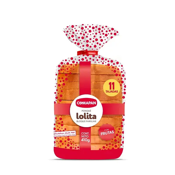 PONQUE TAJADO FRUTAS COMAPAN*410GR