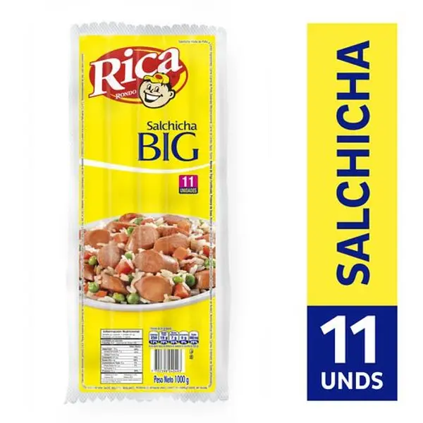 SALCHICHA RICA BIG * 11UN