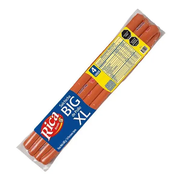 SALCHICHA POLLO XL RICA*680G