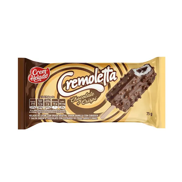 HELADO PALETA CHOCOLATE CREMOLETTA*700G
