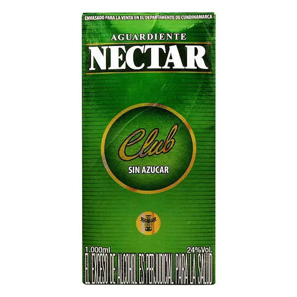 AGUARDIENTE VERDE NECTAR*1 L