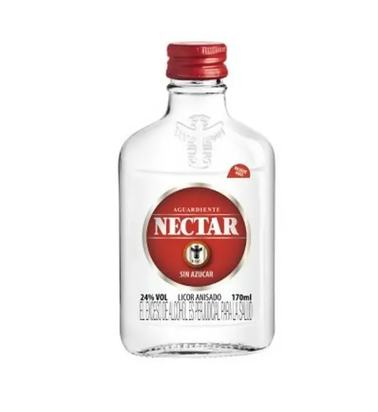 AGUARDIENTE SIN AZUCAR ROJO NECTAR*170ML