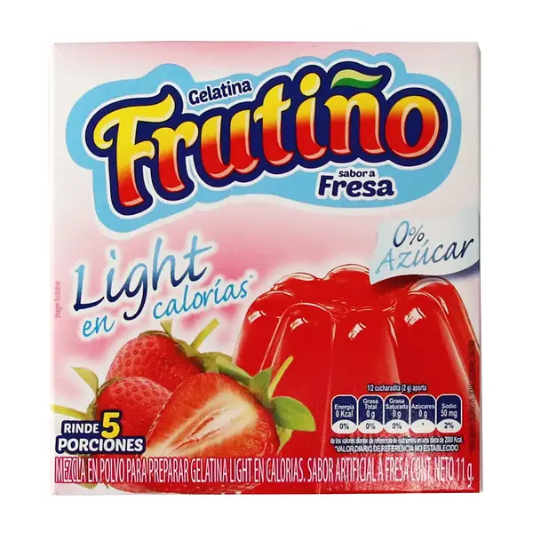 GELATINA FRESA LIGHT FRUTIÑO*11GR