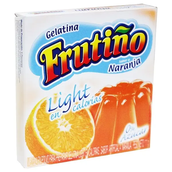 GELATINA NARANJA LIGHT FRUTIÑO*11GR