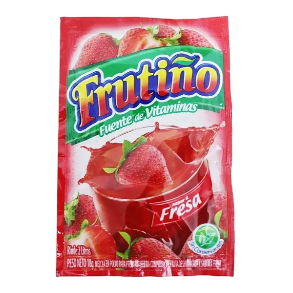 REFRESCO FRESA FRUTIÑO*18GR
