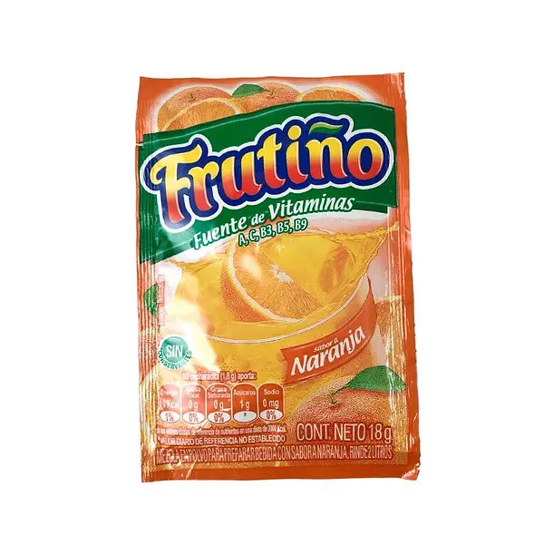 REFRESCO NARANJA FRUTIÑO*18GR