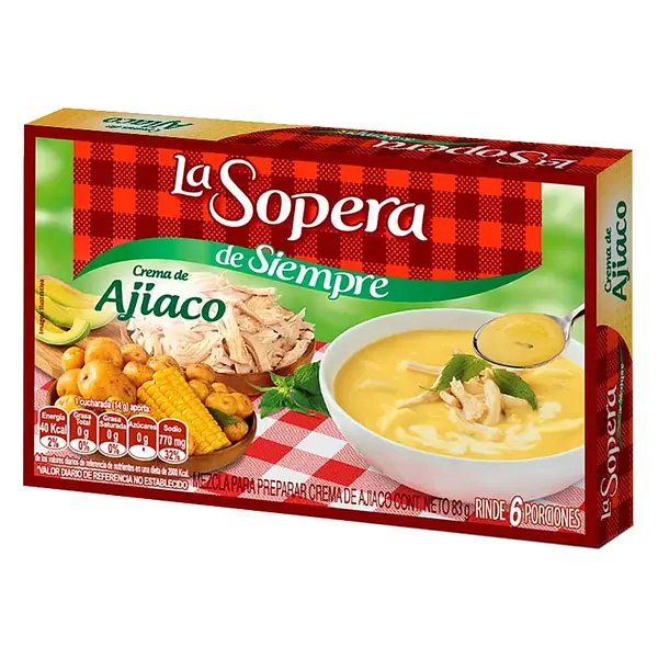 CREMA SOPA AJIACO LA SOPERA*83G