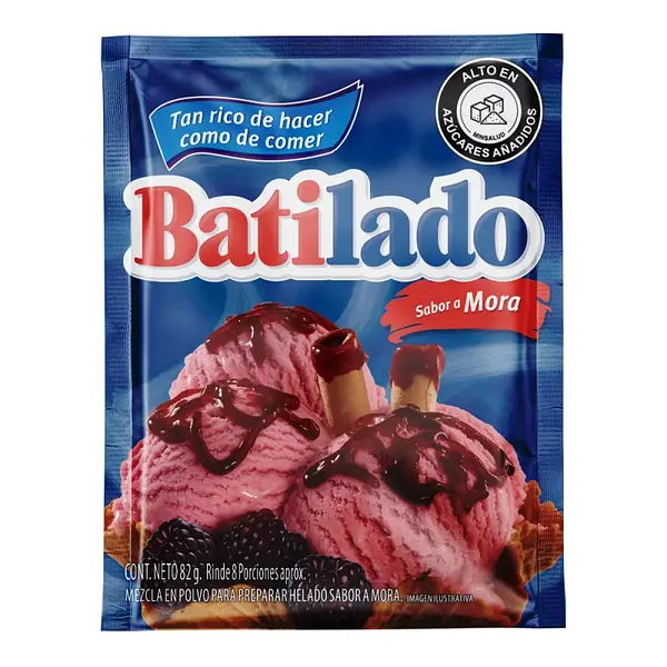 MEZCLA HELADO BATILADO MORA*82GR