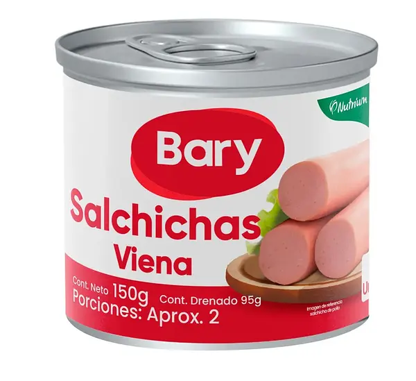 SALCHICHA VIENA BARY * 150GR