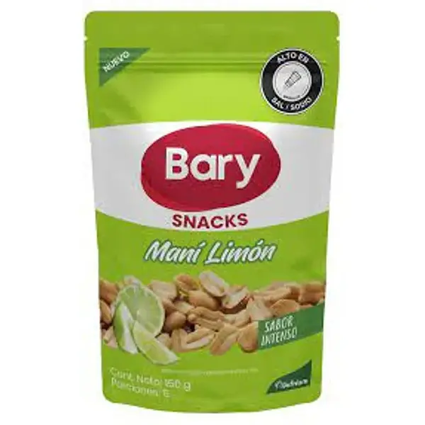 SNACK MANI LIMON BARY*150G