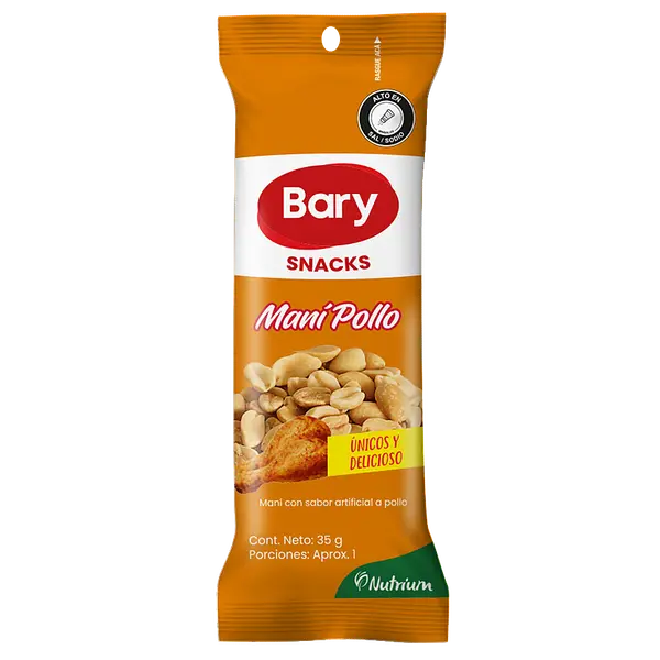 SNACK MANI POLLO BARY*35GR