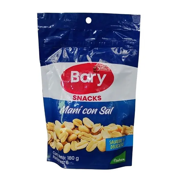 SNACK MANI SAL BARY *180 GR