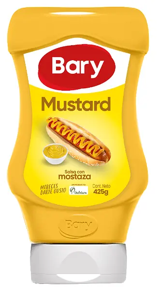 SALSA MUSTARD BARY*425G FRASCO
