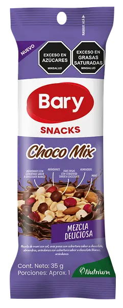 SNACK CHOCO MIX BARY *35 GR