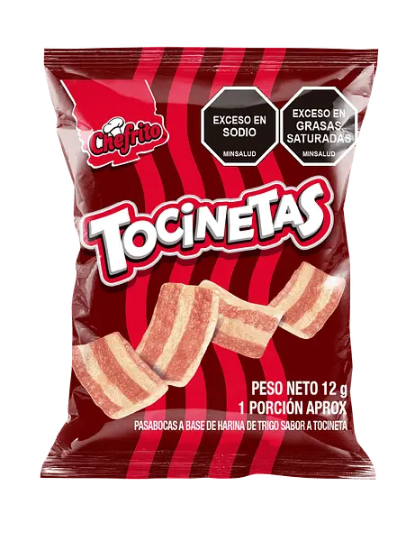 SNACK TOCINETA CHEFRITO *12 GR