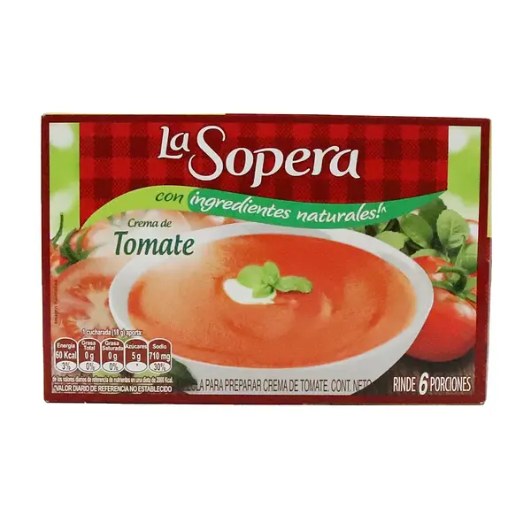 CREMA SOPA TOMATE LA SOPERA*6POR