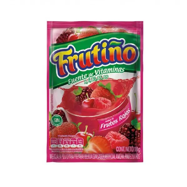 REFRESCO FRUTOS ROJOS FRUTIÑO*18GR