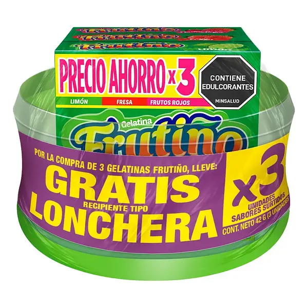 GELATINA LIMON FRUTIÑO*40G*3U