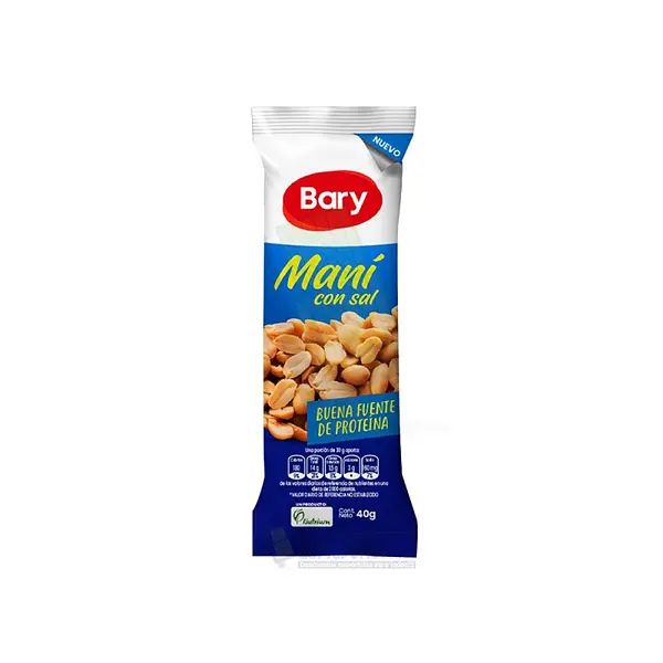 SNACK MANI SAL BARY*40GR