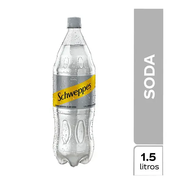GASEOSA SODA SCHWEPPES *1.5ML