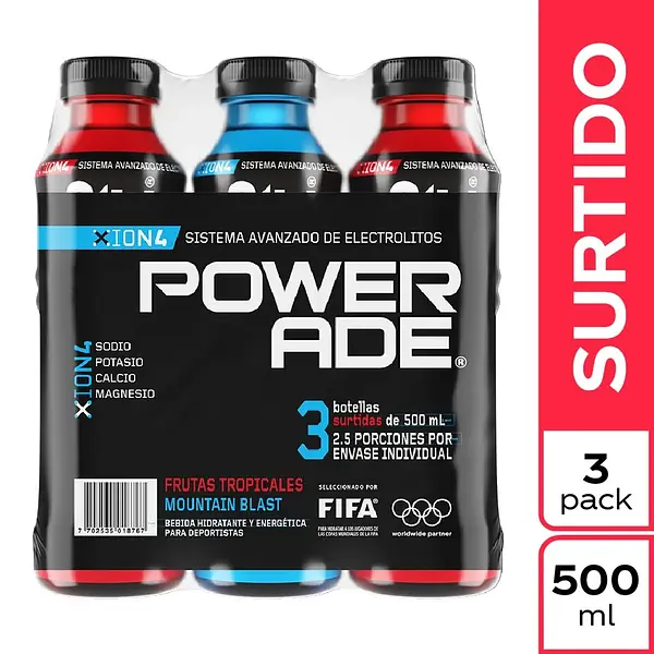 HIDRATANTE ADE SURTIDO POWER*500ML*3