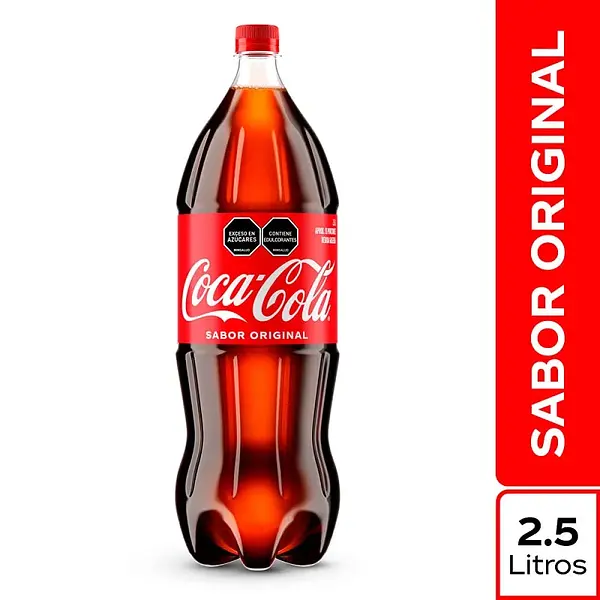GASEOSA ORIGINAL COCA COLA*2.5LT