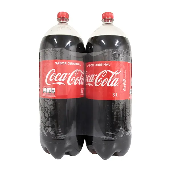 GASEOSA ORIGINAL COCA COLA*3L*2U