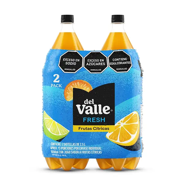 JUGO NARANJA DEL VALLE 2.5L*2U