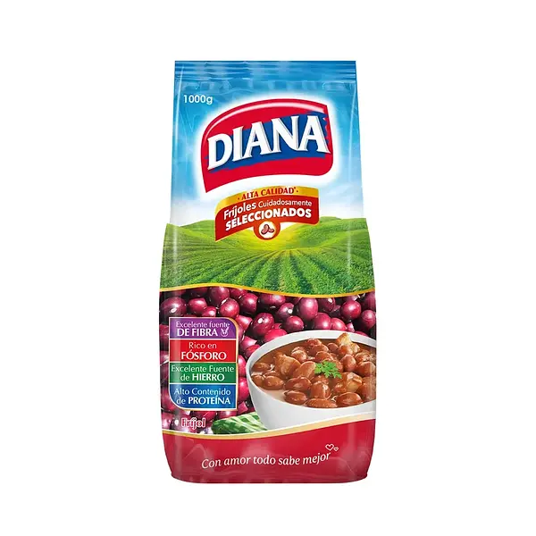 FRIJOL BOLA ROJA DIANA*1000GR