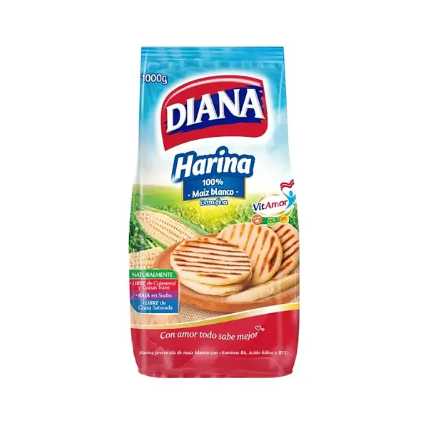HARINA MAIZ BLANCO DIANA*1000G