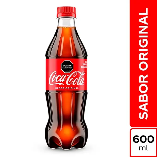 GASEOSA ORIGINAL COCA COLA*600ML