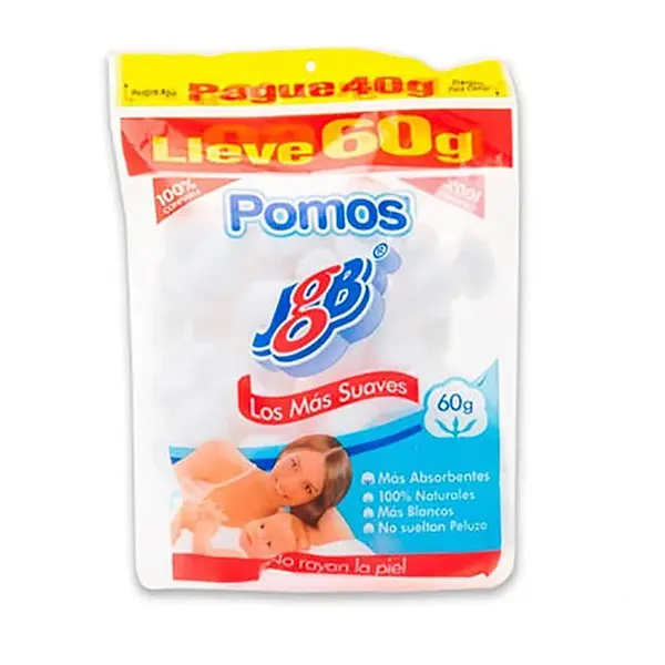 ALGODON POMOS JGB*60G