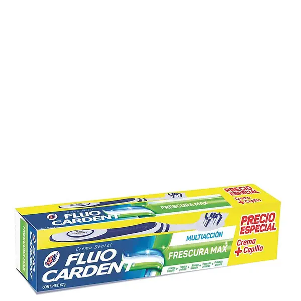 CREMA DENTAL FLUO CARDENT *67GR+CEPILLO