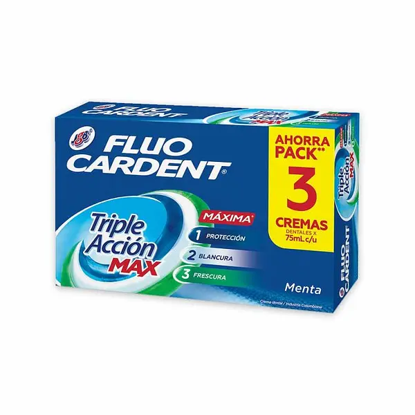 CREMA DENTAL FLUOCARDENT*3U*75ML