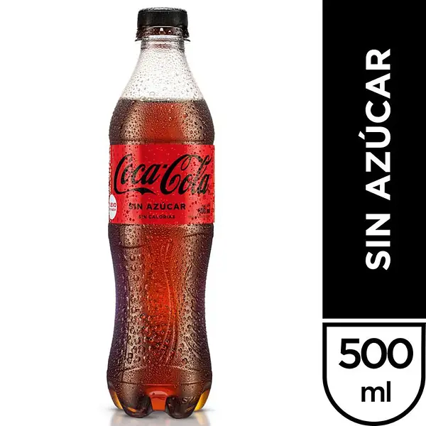 GASEOSA SIN AZUCAR COCA COLA*500ML