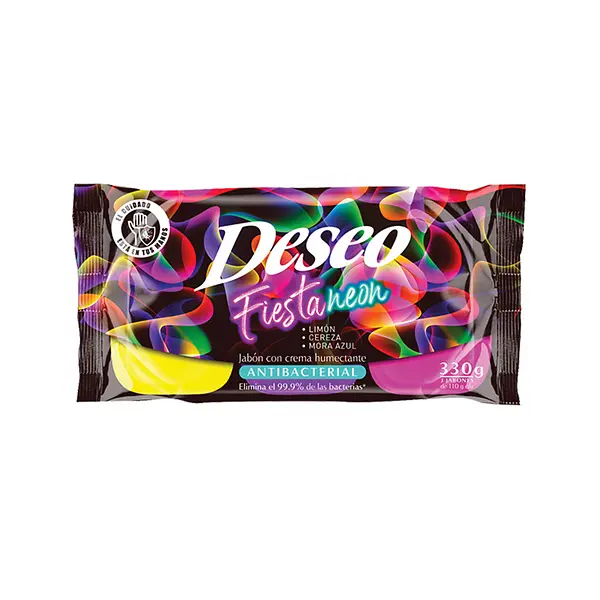 JABON CORPORAL FIESTA NEON DESEO *330G