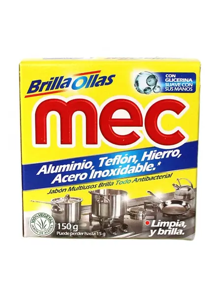 JABON BARRA BRILLA OLLA MEC*150GR