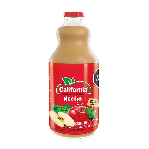 JUGO NECTAR MANZANA CALIFORNIA*900ML