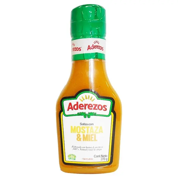 SALSA MOSTAZA MIEL ADEREZOS*270G