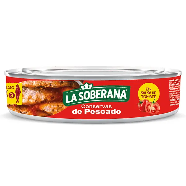 SARDINA TOMATE SOBERANA*425G